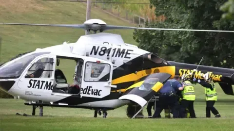 A group of police shot in PA, including three in grave health status